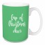 Cup Of Christmas Cheer in Light Green 15 oz Mug