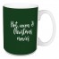 Hot Cocoa & Christmas Movies  in Dark Green 15 oz Mug