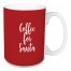 Coffee For Santa in Red 15 oz Mug