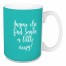 Anyone Else Find Santa A Little Creepy? in Teal 15 oz Mug