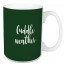 Cuddle Weather in Dark Green 15 oz Mug