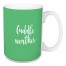 Cuddle Weather in Light Green 15 oz Mug