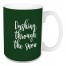 Dashing Through The Snow in Dark Green 15 oz Mug