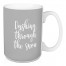 Dashing Through The Snow in Gray 15 oz Mug