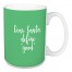 Dear Santa, Define "Good" in Light Green 15 oz Mug