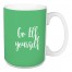 Go Elf Yourself in Light Green 15 oz Mug