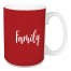 Family in Red 15 oz Mug