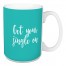 Get Your Jingle On in Teal 15 oz Mug