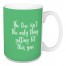 The Tree Isn’t The Only Thing Getting Lit This Year in Light Green 15 oz Mug