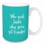 Who Needs Santa When You've Got Grandpa? in Teal 15 oz Mug