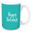 Happy Holidays in Teal 15 oz Mug
