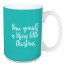 Have Yourself A Merry Little Christmas in Teal 15 oz Mug