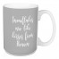 Snowflakes Are Like Kisses From Heaven in Gray 15 oz Mug