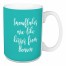 Snowflakes Are Like Kisses From Heaven in Teal 15 oz Mug