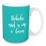 Hohoho And A Cup O' Cocoa in Teal 15 oz Mug