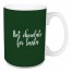 Hot Chocolate For Santa in Dark Green 15 oz Mug
