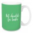 Hot Chocolate For Santa in Light Green 15 oz Mug