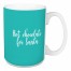 Hot Chocolate For Santa in Teal 15 oz Mug