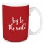Joy To The World in Red 15 oz Mug