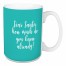 Dear Santa in Teal 15 oz Mug