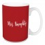 Mrs. Naughty in Red 15 oz Mug