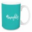 #Naughty in Teal 15 oz Mug