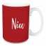 Nice in Red 15 oz Mug