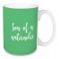 Son Of A Nutcracker in Light Green 15 oz Mug
