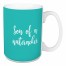 Son Of A Nutcracker in Teal 15 oz Mug