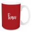Peace in Red 15 oz Mug
