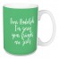 Dear Rudolph in Light Green 15 oz Mug