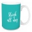Sleigh All Day in Green 15 oz Mug