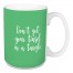 Don't Get Your Tinsel In A Tangle in Light Green 15 oz Mug