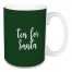 Tea For Santa in Dark Green 15 oz Mug