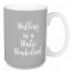 Walking In A Winter Wonderland in Green 15 oz Mug