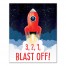 3, 2, 1, Blast Off 16x20 Canvas Wall Art