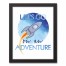Let's Go on an Adventure 11x14 Black Framed Canvas