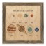 Watercolor Planets 12x12 Framed Wood Print