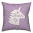 Dream Big Unicorn 16x16 Spun Poly Pillow