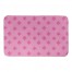 Pink Swiss Cross Pattern 34x21 Bath Mat