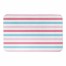 Pink & Blue Stripes Pattern 34x21 Bath Mat