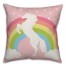 Rainbow Unicorn 16x16 Spun Poly Pillow