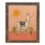 Desert Llama 14x11 Framed Wood Print