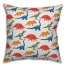 Dinosaur Pattern 16x16 Spun Poly Pillow
