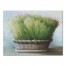 Painted Grass Basket 18x24 Canvas Wall Art