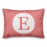 Coral Tribal Pattern Monogram 14x20 Personalized Indoor / Outdoor Pillow