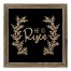 Monochromatic He is Risen 12x12 Framed Wood Print