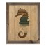 Wooden Seahorse 20x16 Framed Wood Print