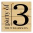 Party of 3 14x14 Personalized Pallet Wood Art