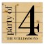 Party of 4 14x14 Personalized Pallet Wood Art